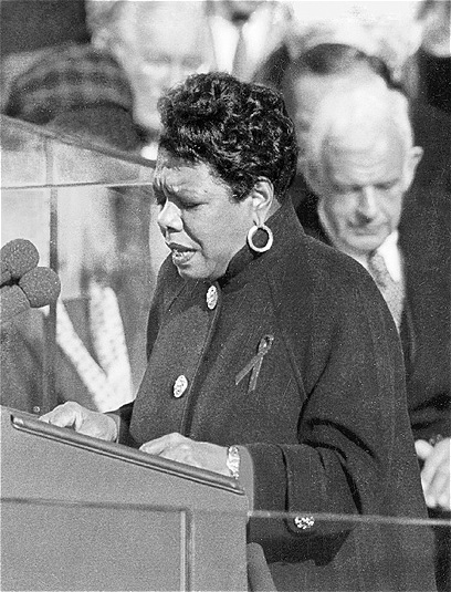 Maya Angelou at Clinton's Inauguration