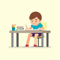 child-writing-at-desk