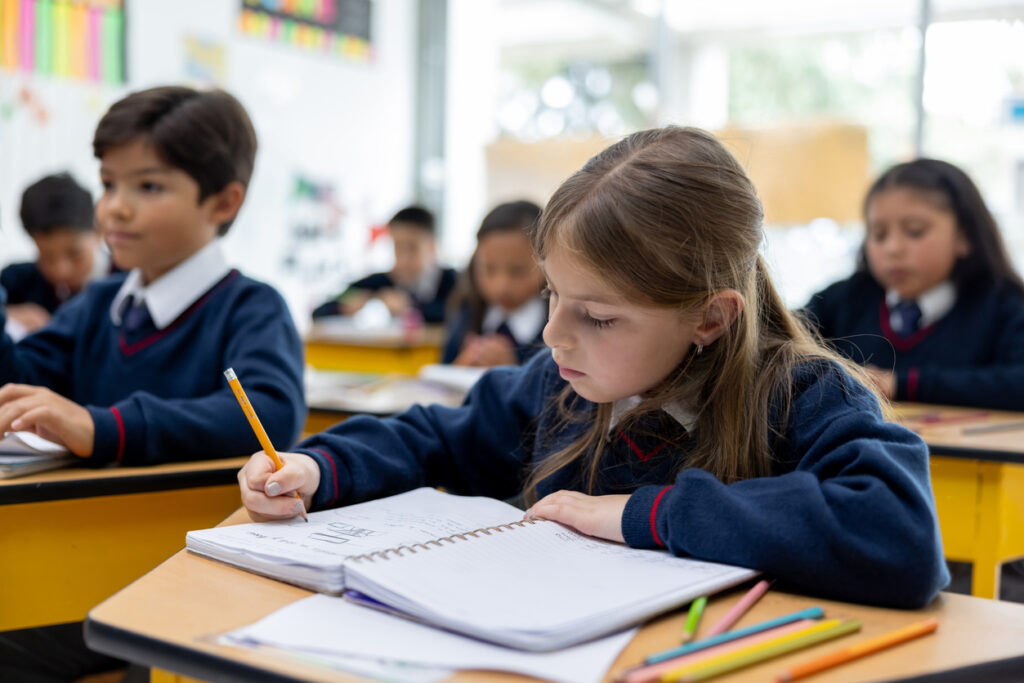 student-working-writing