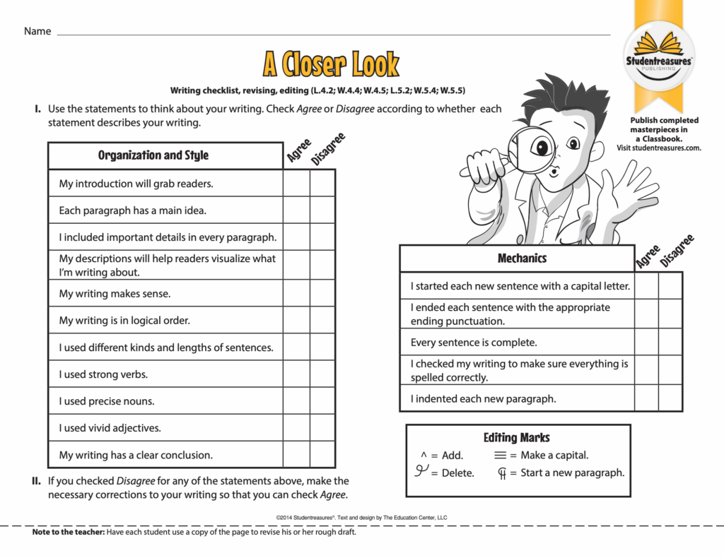 4th-grade-writing-revision-checklist